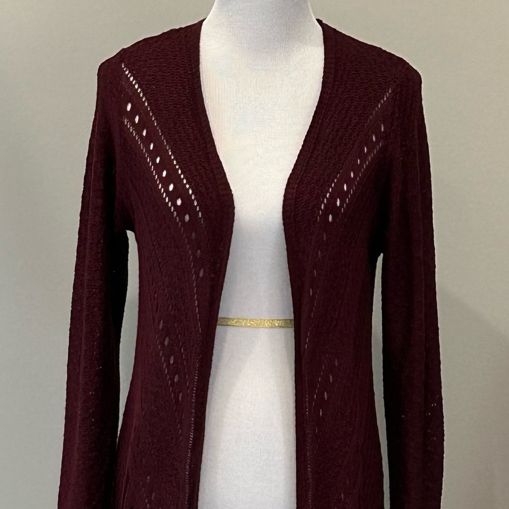 Cardigan, Duster Length, Size L